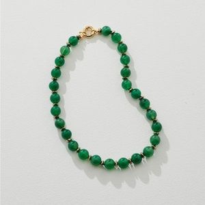 Necklace with natural gemstones